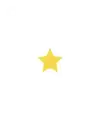 Icône bulle avec étoile jaune